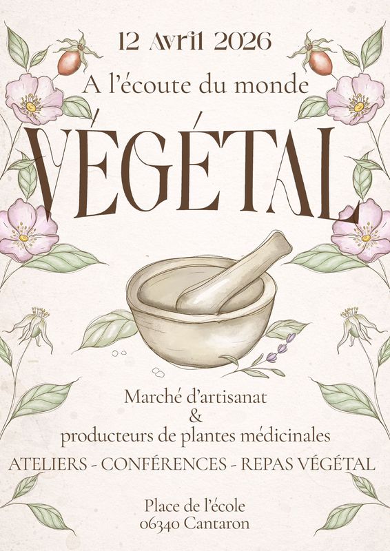 A l'écoute du Monde végétal à Cantaron, 12 avril 2026